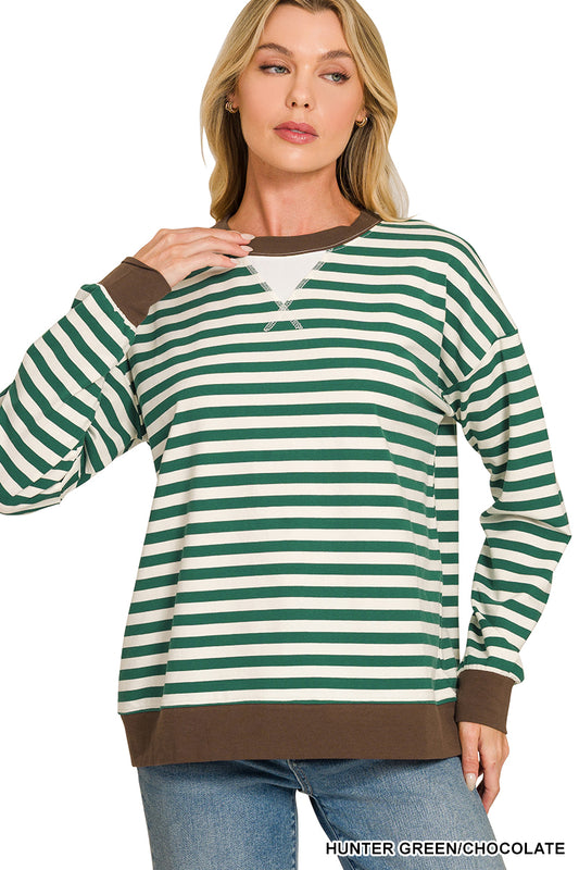 Striped Crewneck Sweater