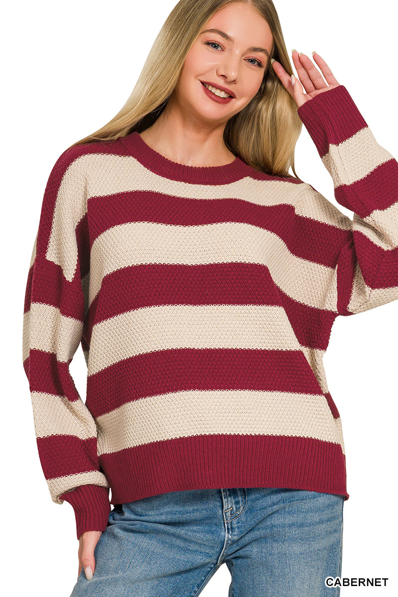 Vertical Striped Sweater