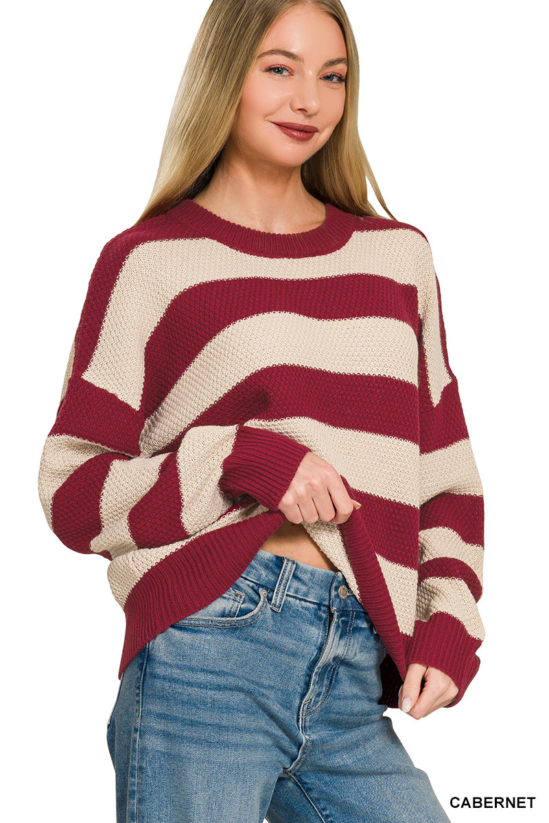 Vertical Striped Sweater