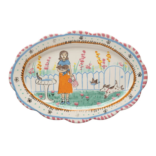Decorative Garden Platter