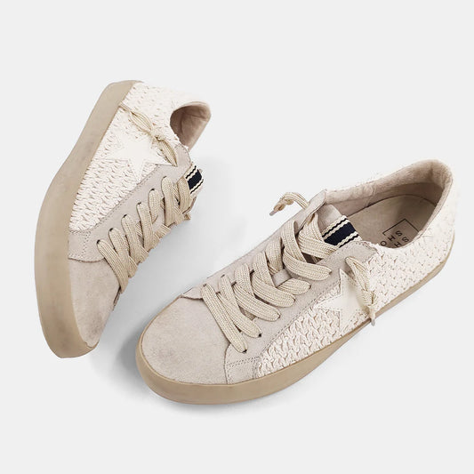Bone Woven Paula Sneaker