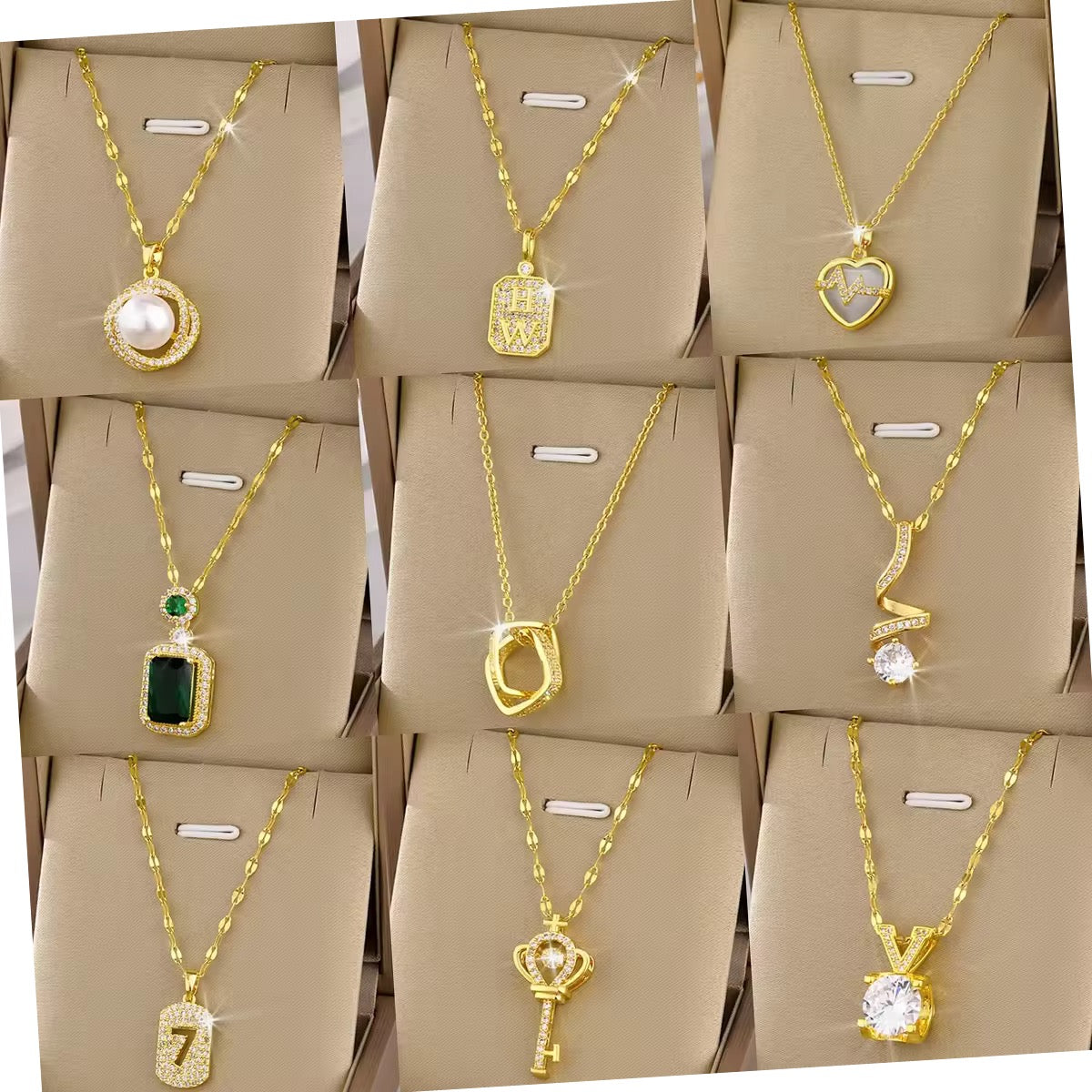 18k Gold Plated Necklaces