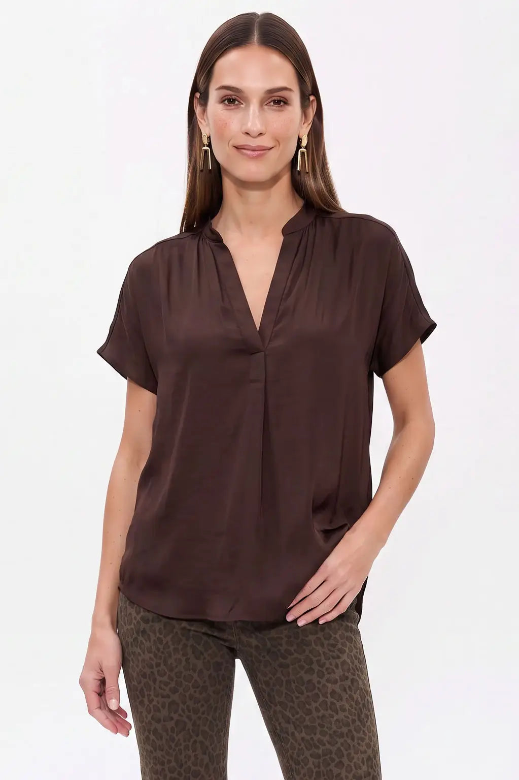 Drop Shoulder Regular Blouse