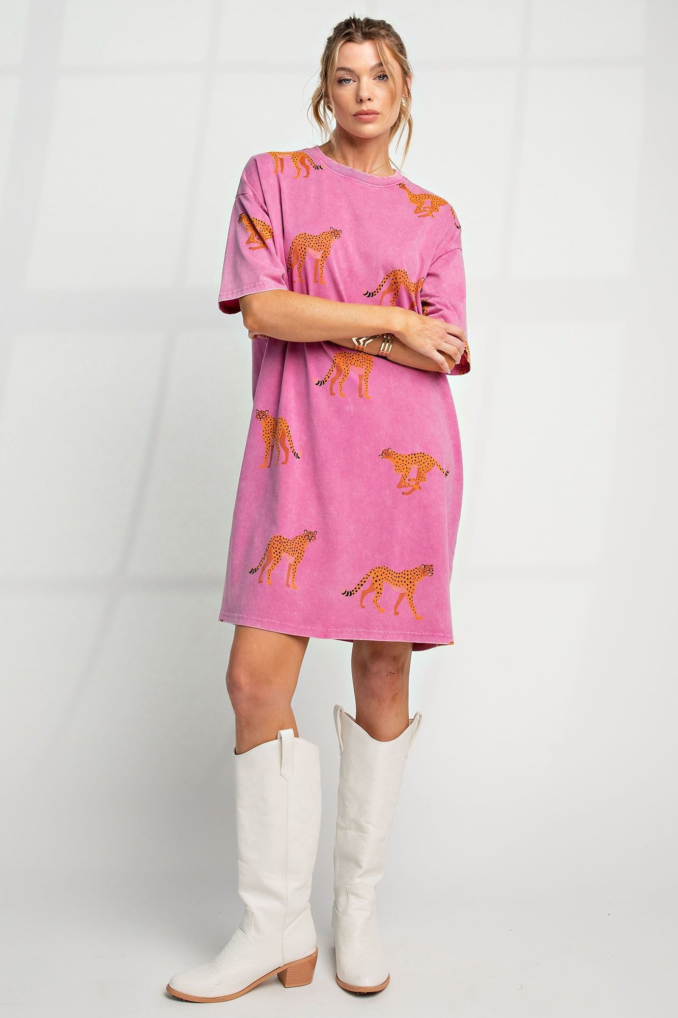 Mineral Washed T-Shirt Dress