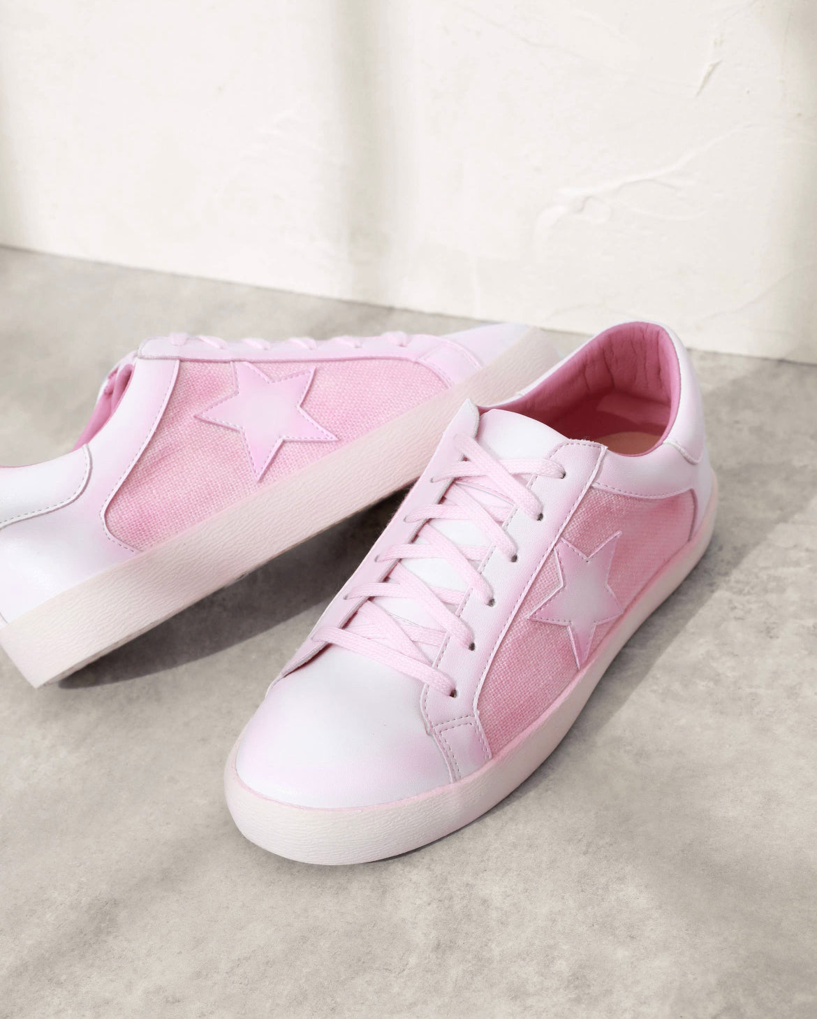 The Sandy Pink Tennis Shoe
