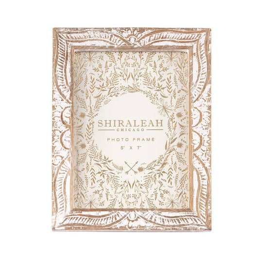 SAUSALITO 5" X 7" PICTURE FRAME, WHITE