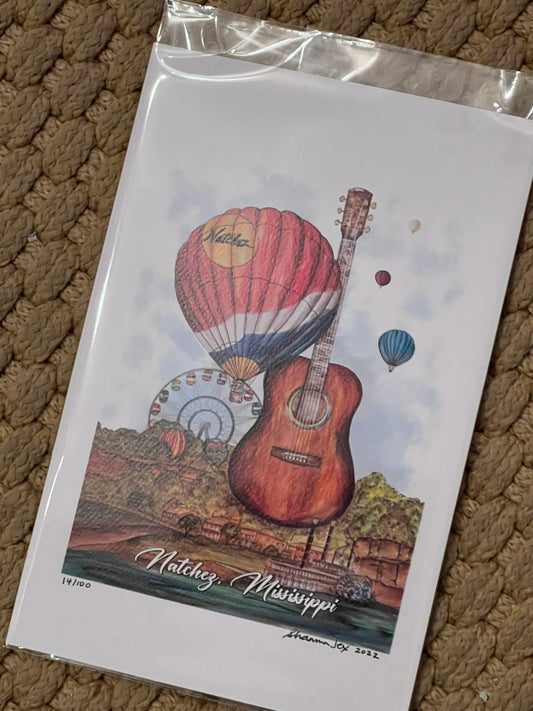 5x7 Ballon Print