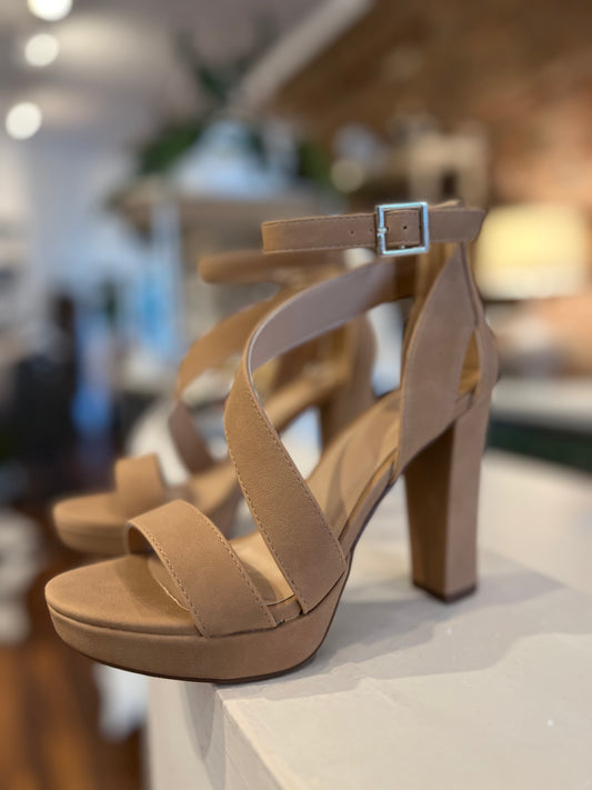 Nude Strappy Heel