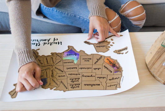 Scratch Your Travels Map